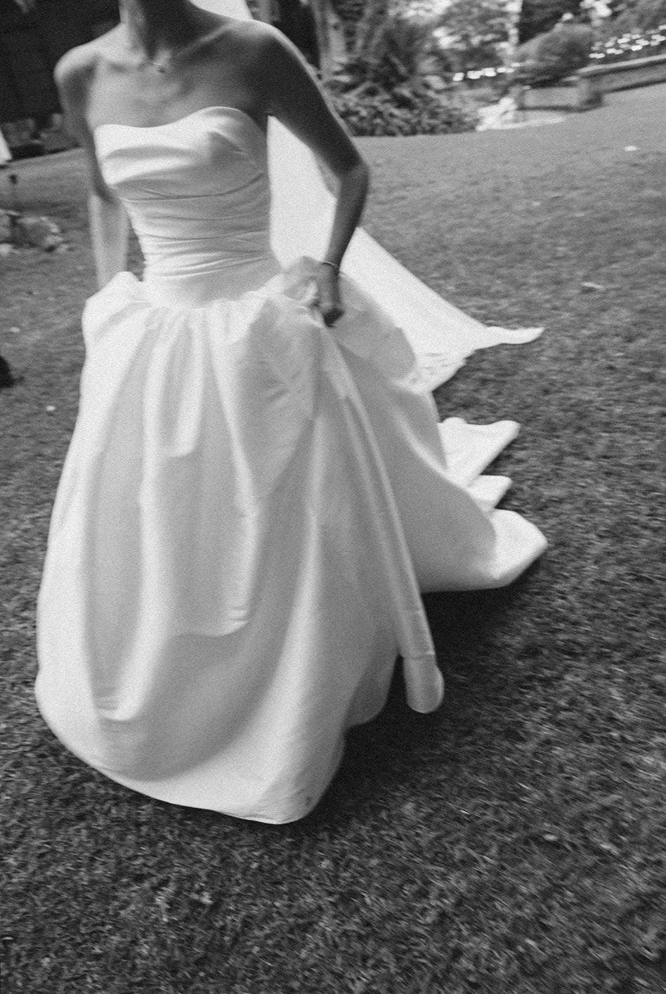 Bride Jessica in the Charlotte Wedding Dress