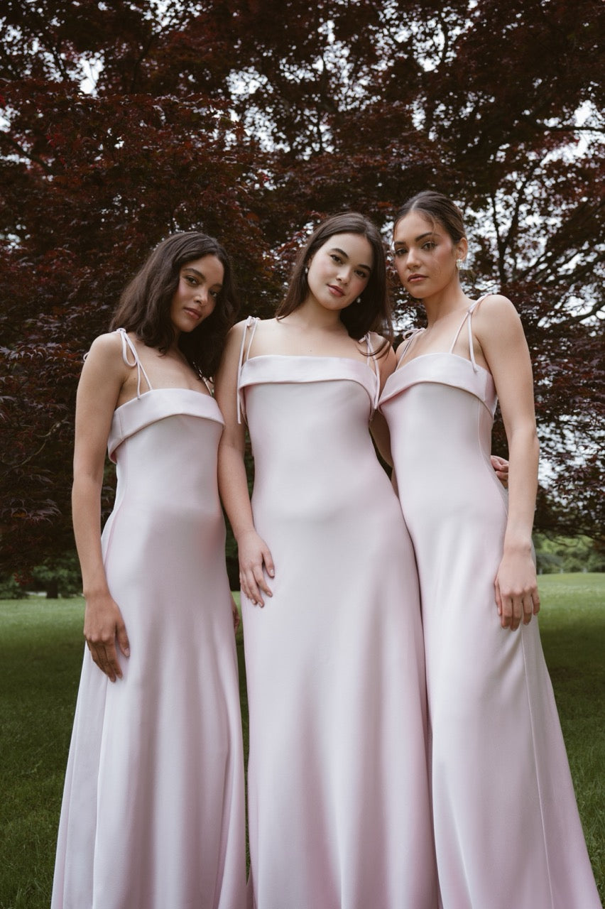 Trending: Shades of Pink Bridesmaid Dresses