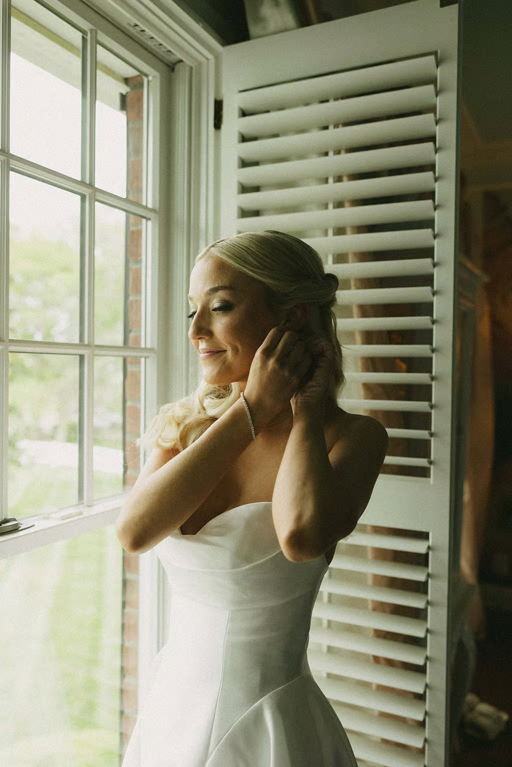 Timeless Romina Bridal Gown on stunner Bride, Courtney