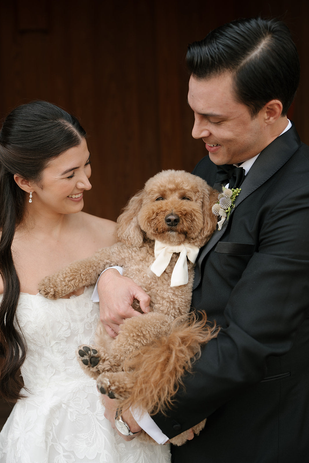 Real Bride in Ezra Wedding Ball Gown Wedding Dress