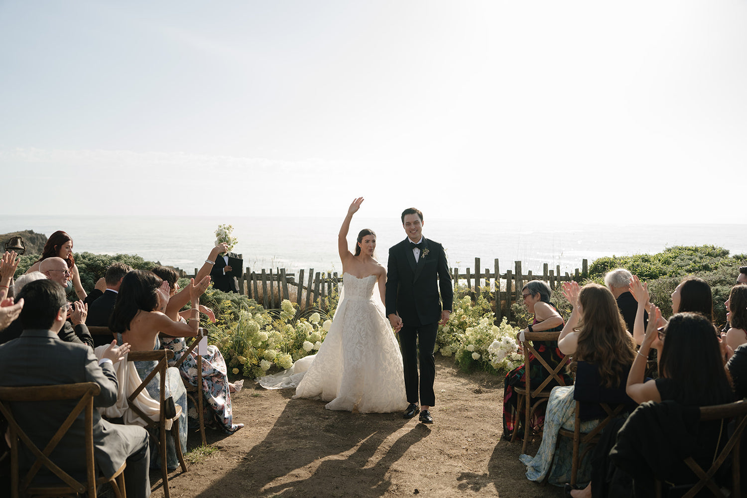 Real Bride in Ezra Wedding Ball Gown Wedding Dress