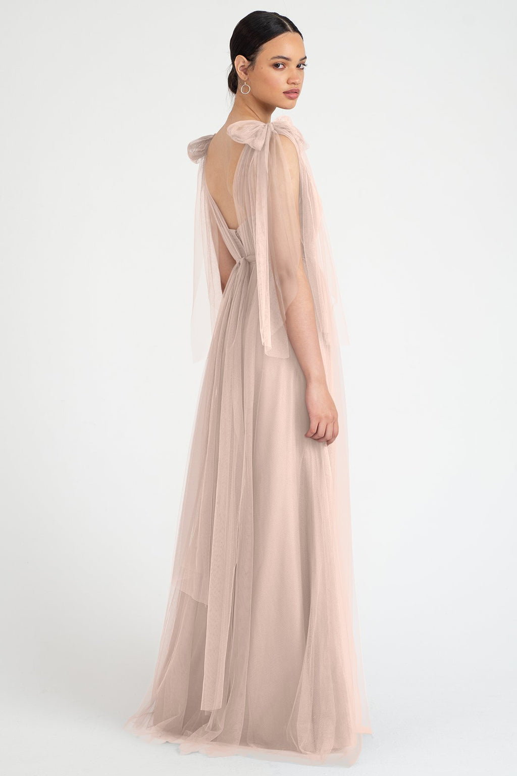 Annabelle Soft Blush Jenny Yoo Tulle Convertible Bridesmaids Dress