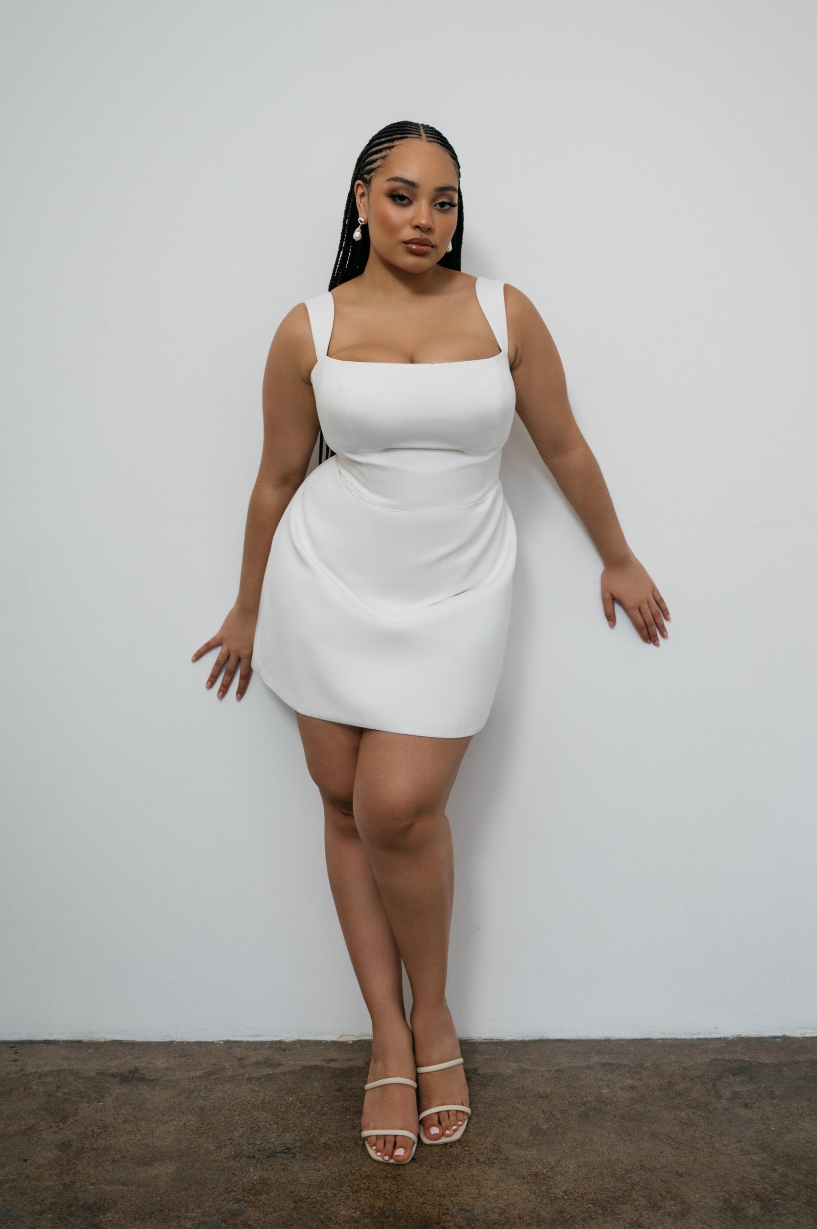 Mini Plus size Bridal Dress