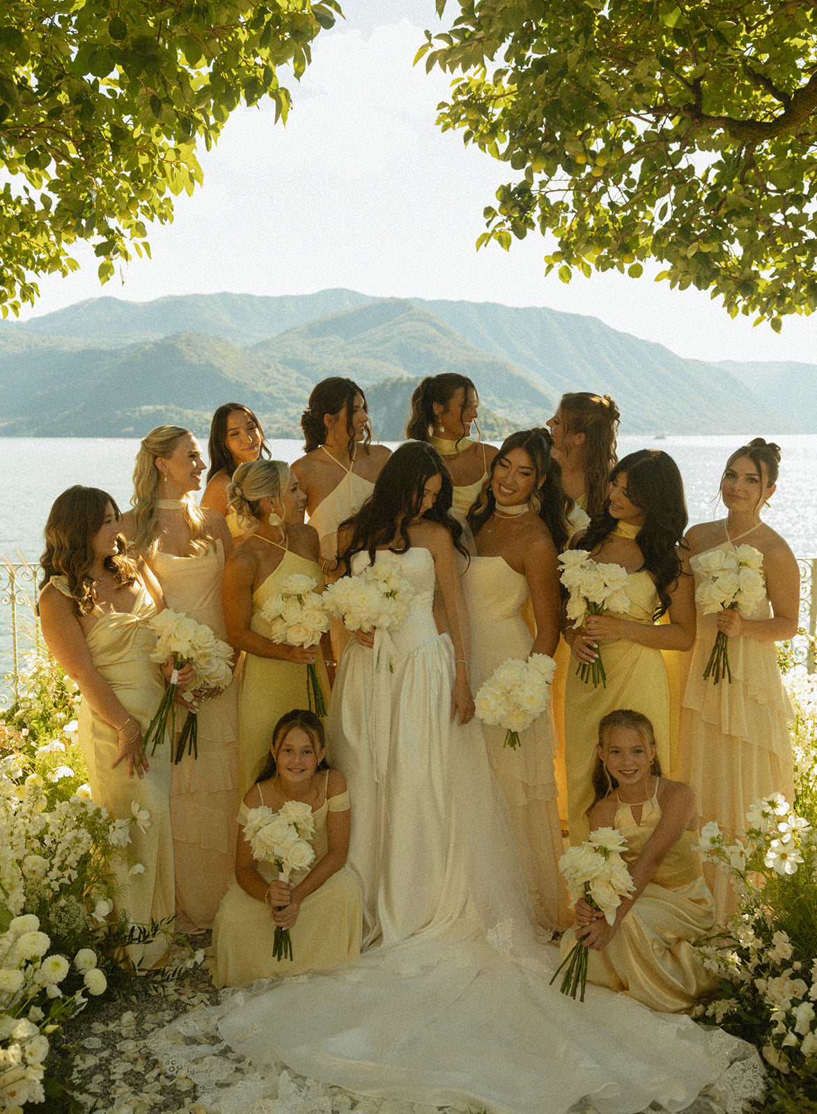 Dream European Wedding with Daffodil Bridesmaids