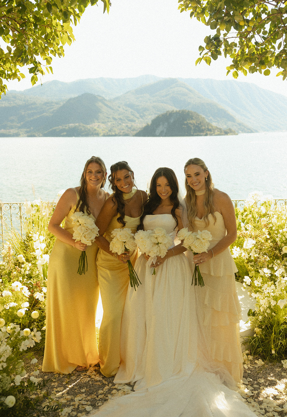 Dream European Wedding with Daffodil Bridesmaids