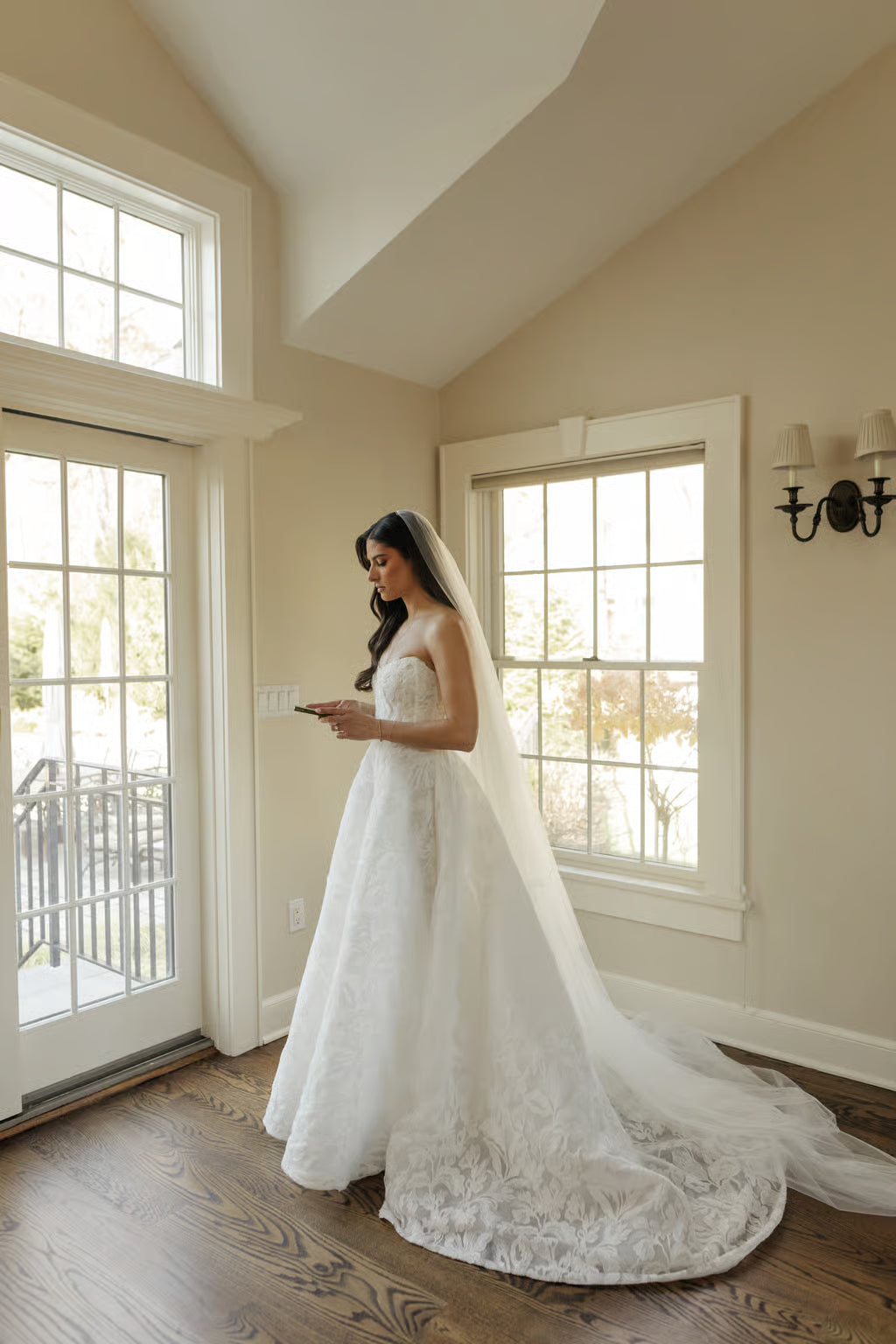Ezra Ball Gown Wedding Dress on Real Bride