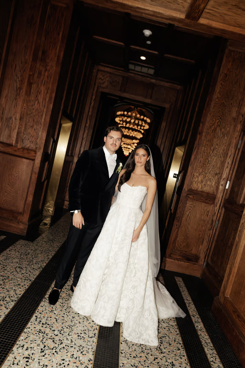 Ezra Ball Gown Wedding Dress on Real Bride