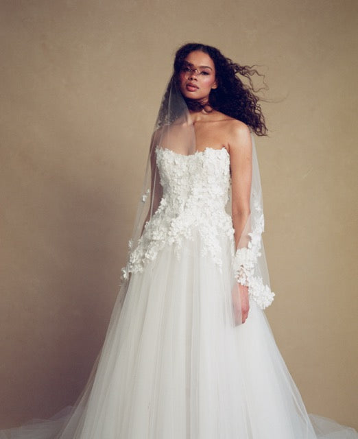 Bridal Gown with Veil