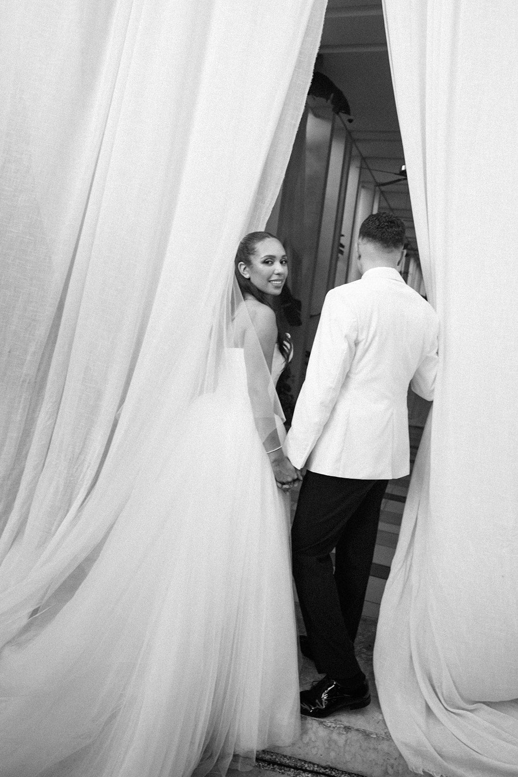 JYxAnthropologie Weddings Georgina Gown on Bride Whitney