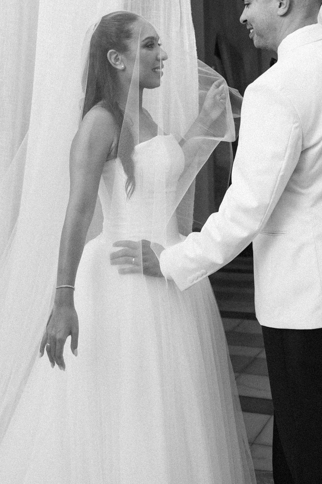 JYxAnthropologie Weddings Georgina Gown on Bride Whitney