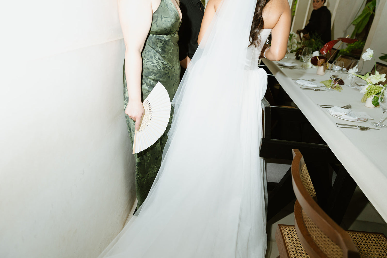 JYxAnthropologie Weddings Georgina Gown on Bride Whitney