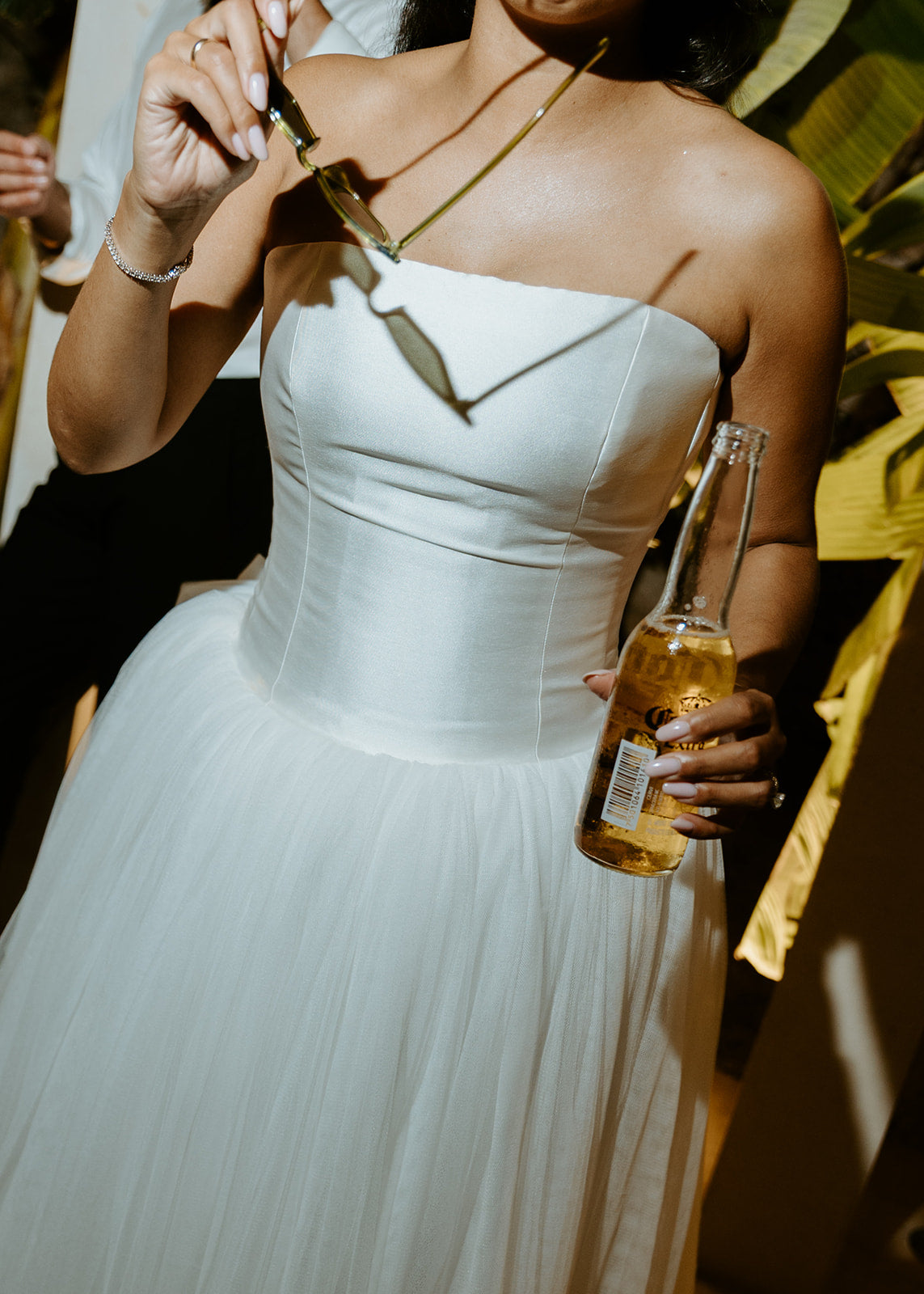 JYxAnthropologie Weddings Georgina Gown on Bride Whitney