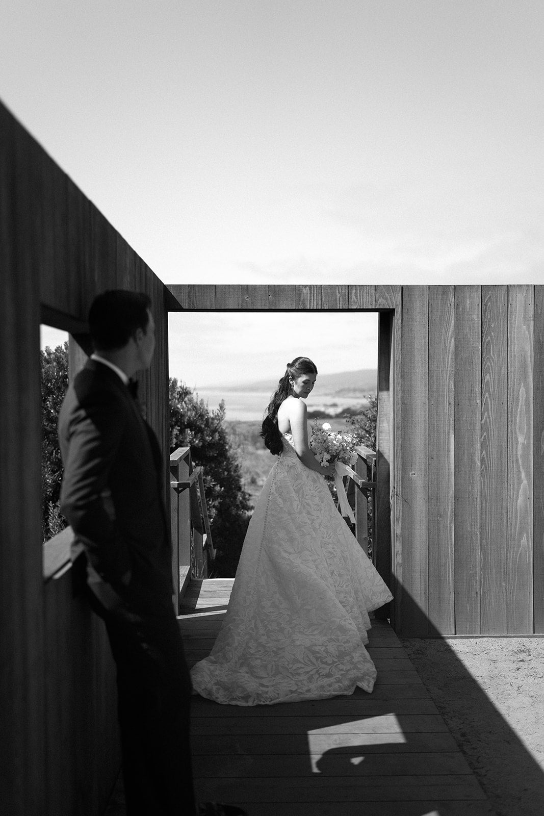 Real Bride in Ezra Wedding Ball Gown Wedding Dress