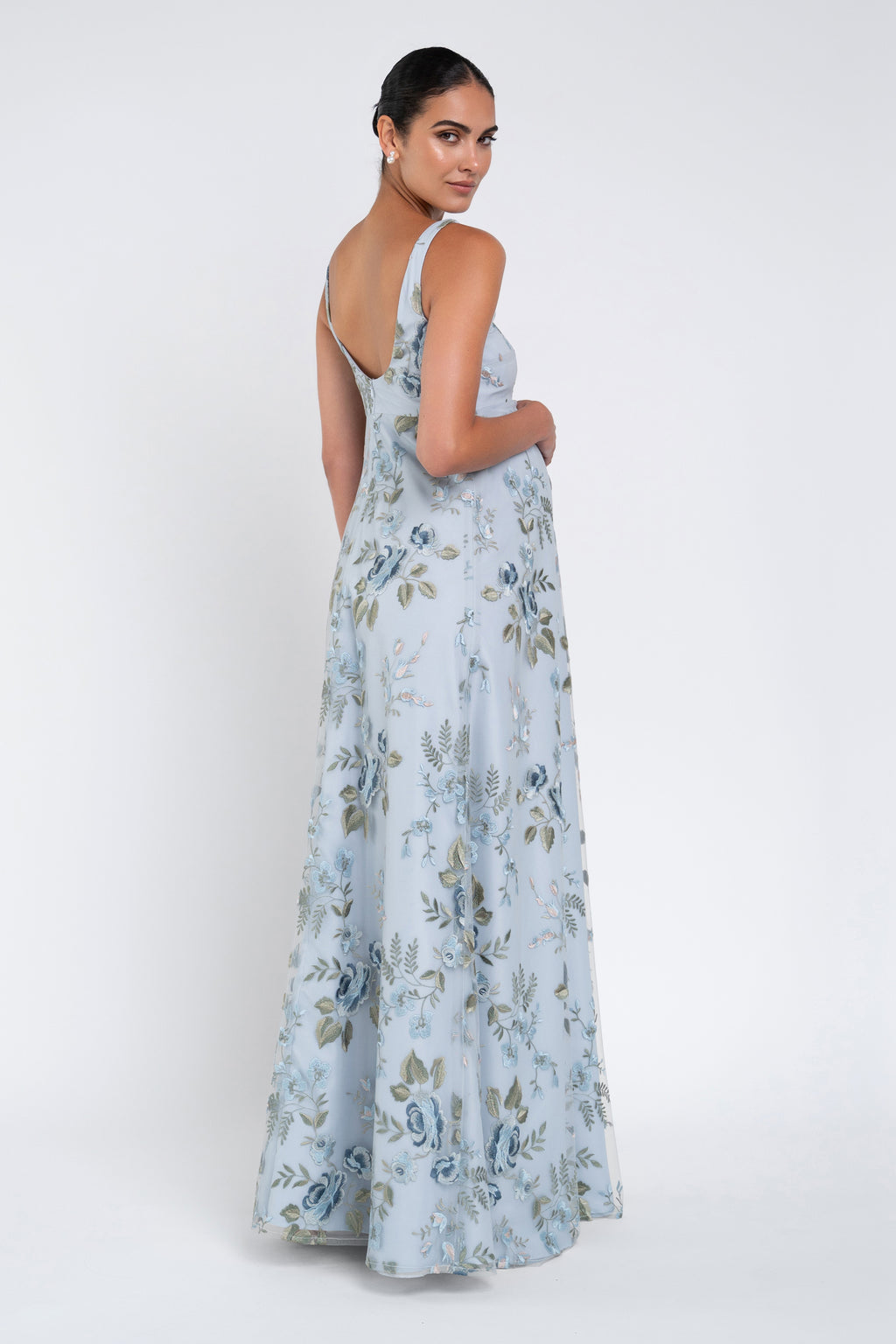 Lily Enchanted Floral Maternity whisper+blue 2