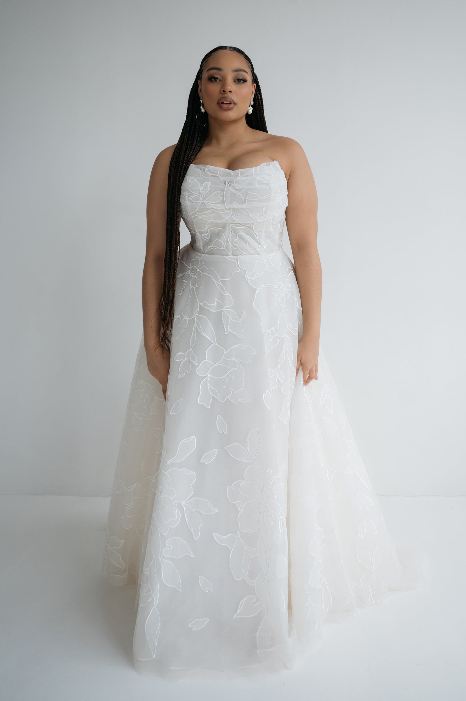 A-Line Plus Size Wedding Dress