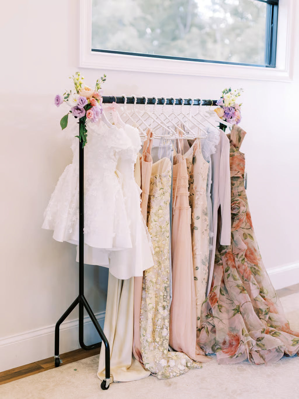 Mismatched Jenny Yoo Pastel Rainbow Bridesmaid Dresses