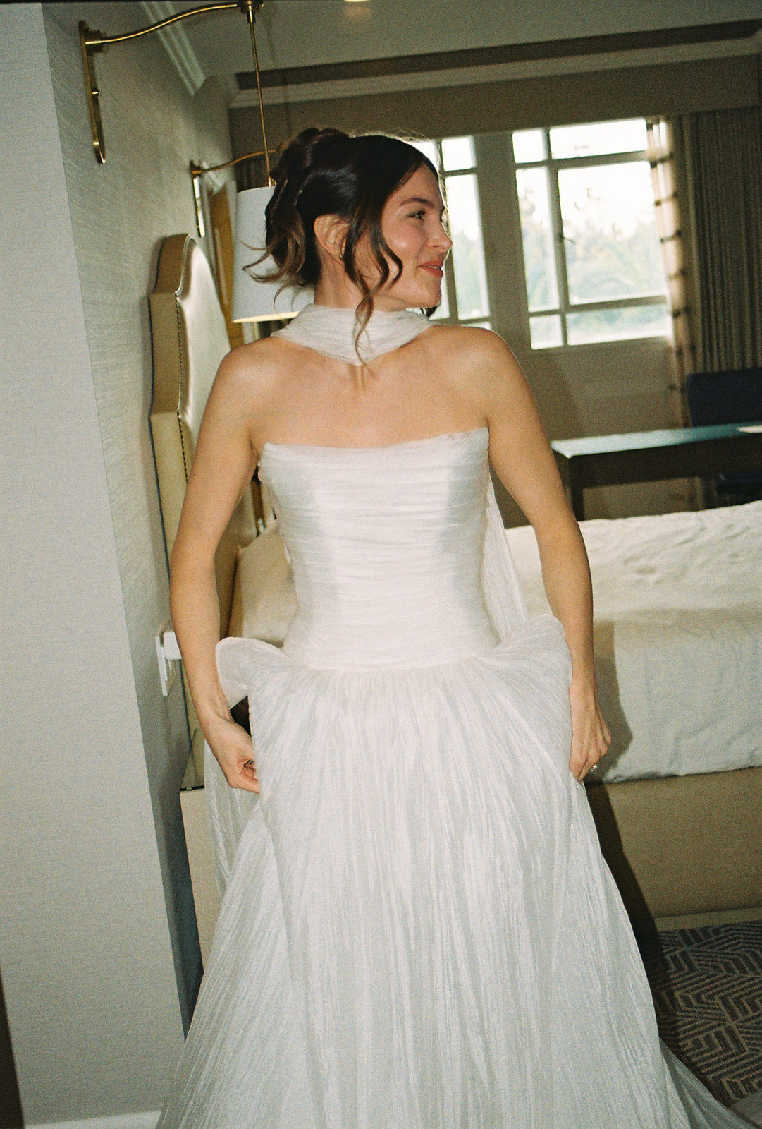 Penelope Drop Waist Wedding Dress on Real Bride