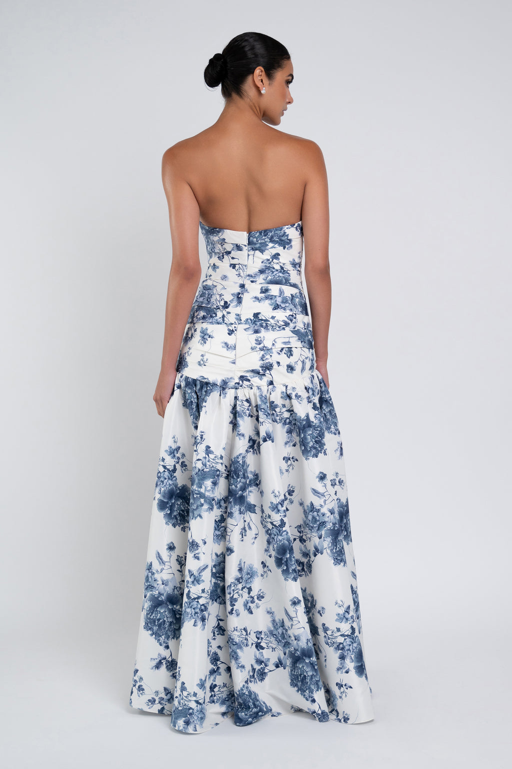 Sarah Print peony+garden+blue+multi 2