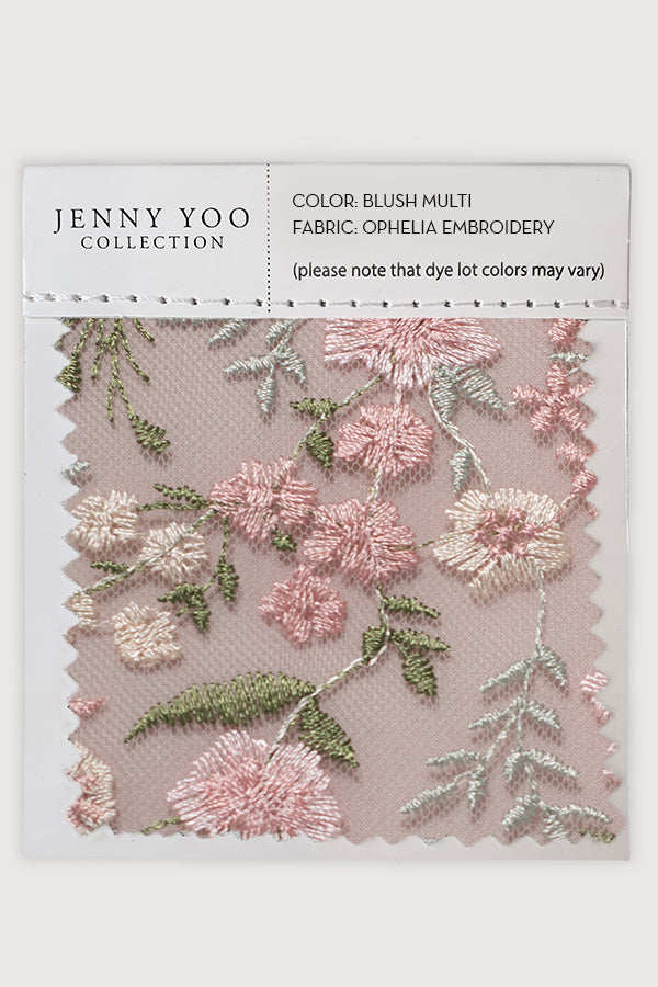 Web Shop Swatches Print OPHELIIA EMBROIDERY BLUSH MULTI