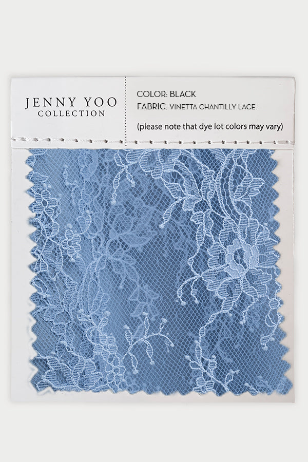 Web Shop Swatches Print Vinetta Chantilly Lace Cornflower
