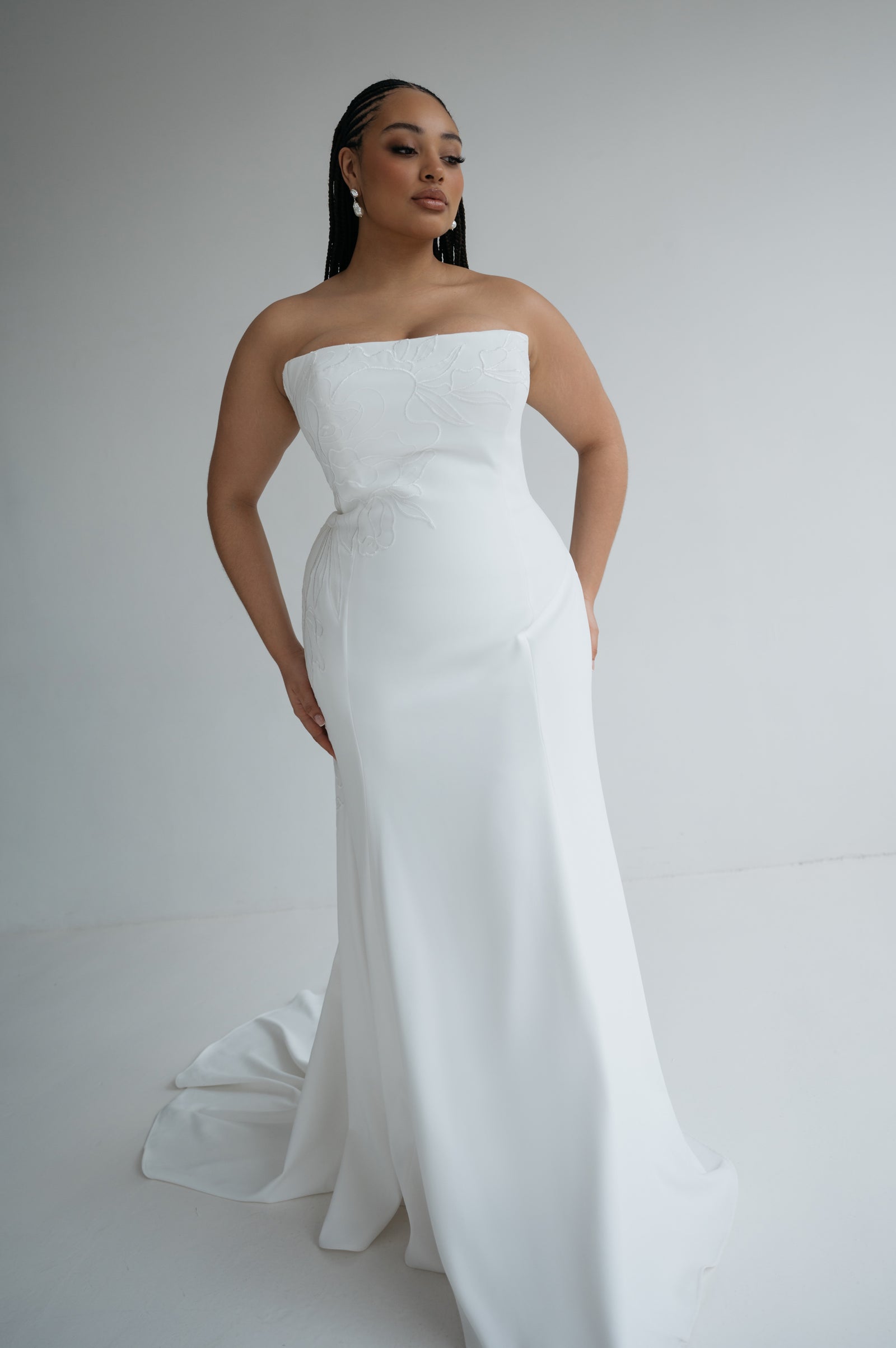 Fitted Plus Size Wedding Dress
